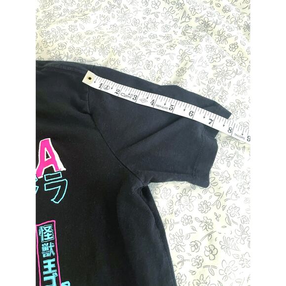 Godzilla Graphic Tee Neon Print Black Old Navy XL (14–16) - Picture 5 of 7